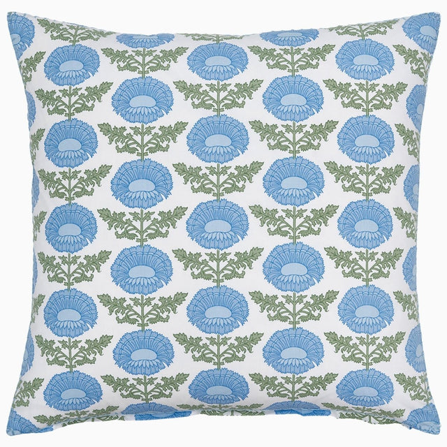 Kaavia Light Indigo Organic Sham by John Robshaw at Fig Linens and Home - 3