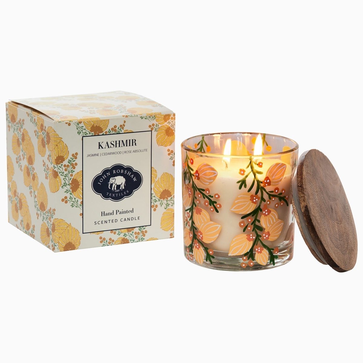 Kashmir Candle by John Robshaw at Fig Linens and Home - 1