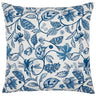 Lavana Hand Painted Decorative Pillow by John Robshaw 22" x 22" Decorative Pillow Indigo at FIG LINENS AND HOME 1