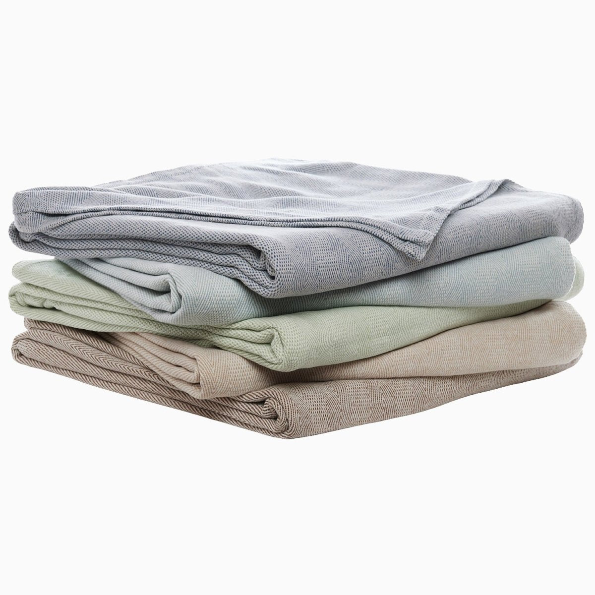 Lavanya Indigo Blanket by John Robshaw at Fig Linens and Home - 3