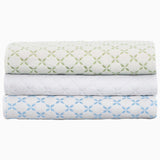 Layla Light Indigo Quilt by John Robshaw at Fig Linens and Home - 3
