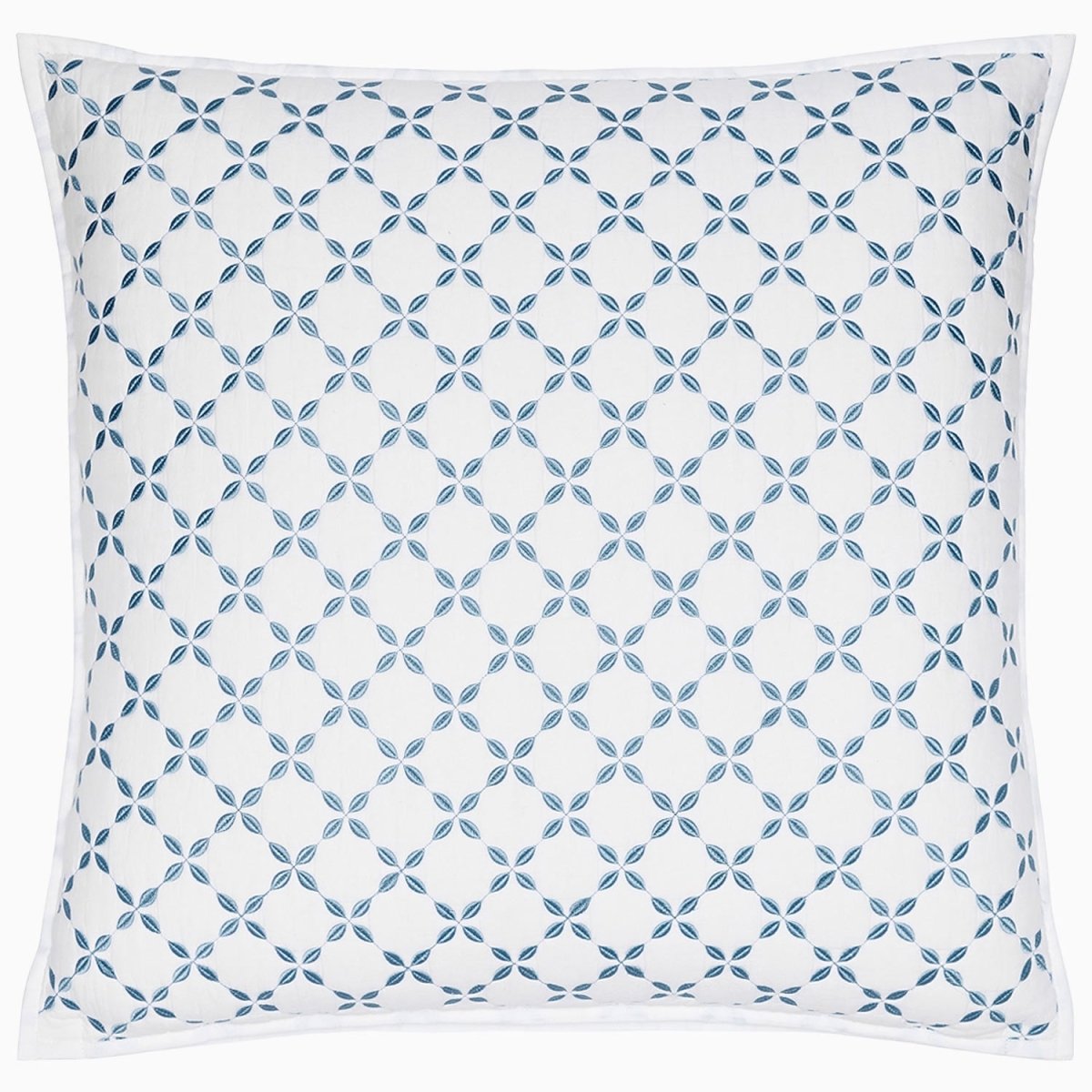 Layla Light Indigo Sham by John Robshaw at Fig Linens and Home - 2