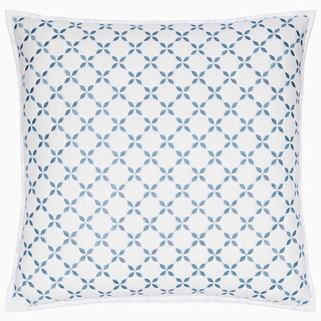 Layla Light Indigo Sham by John Robshaw at Fig Linens and Home - 2