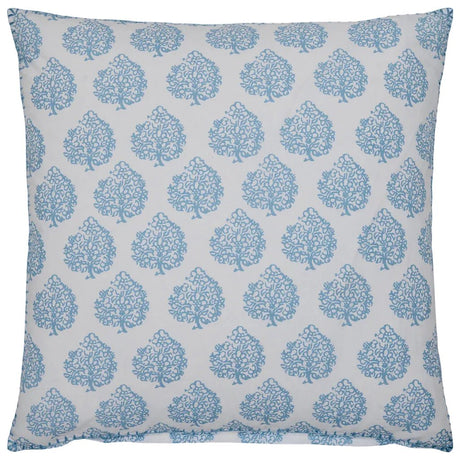 Euro Sham - John Robshaw Mali Light Indigo Organic Bedding at Fig Linens and Home 1