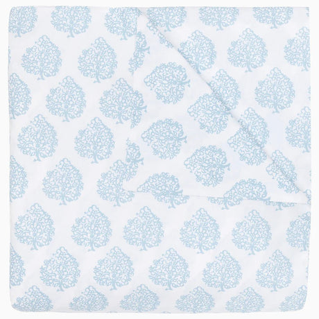 Duvet Cover - John Robshaw Mali Light Indigo Organic Bedding at Fig Linens and Home 1