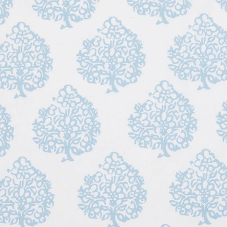 Fabric Swatch - John Robshaw Mali Light Indigo Organic Bedding at Fig Linens and Home 1