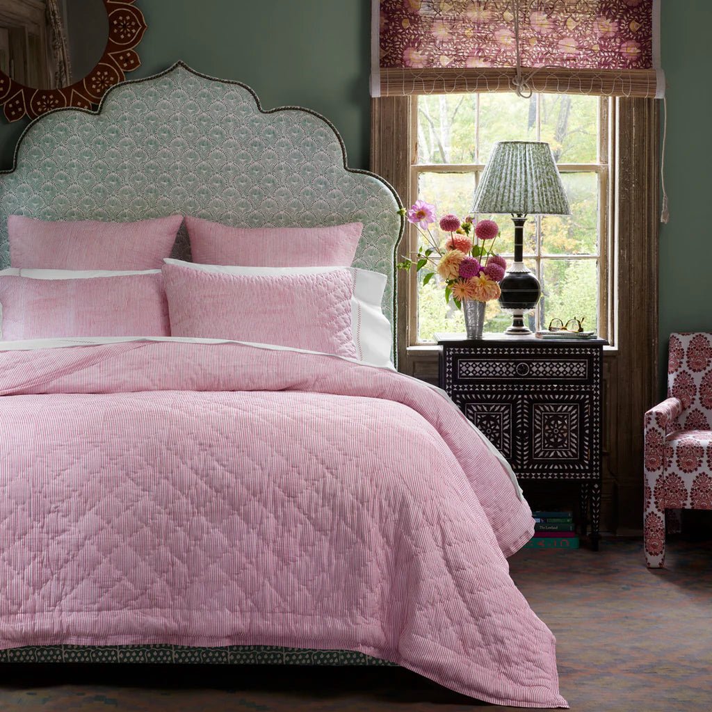 Nandi Azalea Quilts and Shams by John Robshaw at Fig Linens and Home - Lifestyle 1