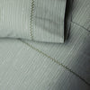 Nandi Dark Sage Organic Sheet Set by John Robshaw at Fig Linens and Home - 1