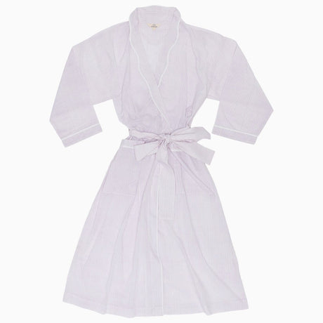 Nandi Lavender Robe by John Robshaw at Fig Linens and Home - 2