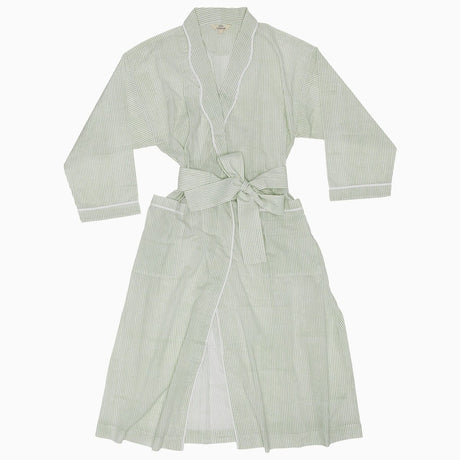 Nandi Sage Robe by John Robshaw at Fig Linens and Home - 2