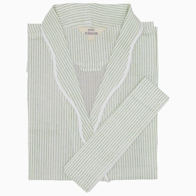 Nandi Sage Robe by John Robshaw at Fig Linens and Home - 1