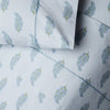 Nirvi Light Indigo Organic Cotton Sheets by John Robshaw at Fig Linens and Home - 1