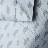 Nirvi Light Indigo Organic Cotton Sheets by John Robshaw at Fig Linens and Home - 1