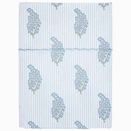 Nirvi Light Indigo Organic Cotton Sheets by John Robshaw at Fig Linens and Home - 2
