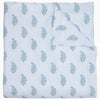 Nirvi Light Indigo Organic Duvet by John Robshaw at Fig Linens and Home - 2