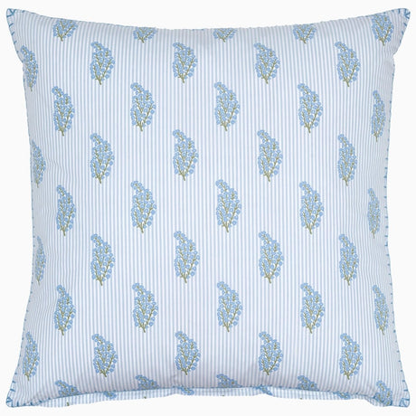 Nirvi Light Indigo Organic Sham by John Robshaw at Fig Linens and Home - 3