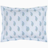 Nirvi Light Indigo Organic Sham by John Robshaw at Fig Linens and Home - 2