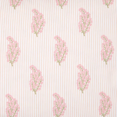 Fabric Swatch - Nirvi Lotus Pink Organic Cotton Sheets by John Robshaw at Fig Linens and Home