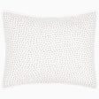 Organic Hand Stitched Coffee Sham by John Robshaw at Fig Linens and Home - 1