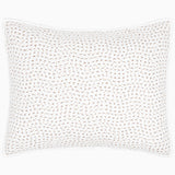 Organic Hand Stitched Coffee Sham by John Robshaw at Fig Linens and Home - 1