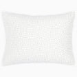 Organic Hand Stitched Sage Sham by John Robshaw at Fig Linens and Home - 1