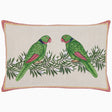 Parrots in Love Pillow by John Robshaw at Fig Linens and Home - 1