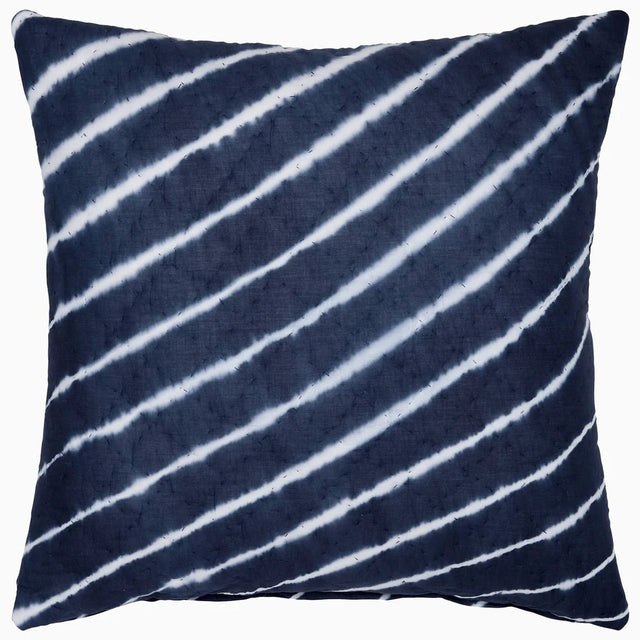 Euro Sham - Sagar Indigo Pillow Shams | John Robshaw Textiles Tie-Dye Bedding at Fig Linens and Home