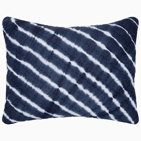 Pillow Sham - Sagar Indigo Pillow Covers | John Robshaw Textiles Tie-Dye at Fig Linens and Home