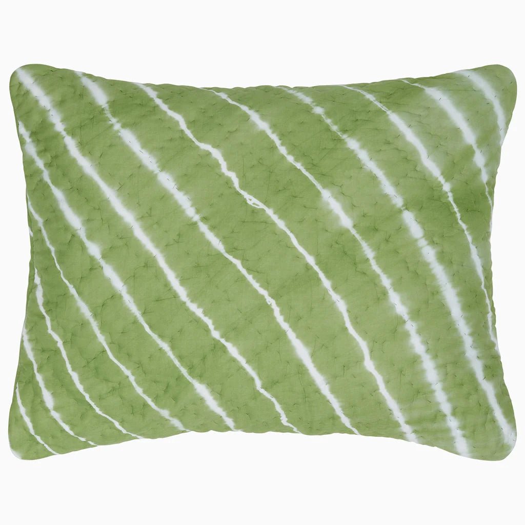 Sagar Sage Sham by John Robshaw King Sham Sage at FIG LINENS AND HOME 2