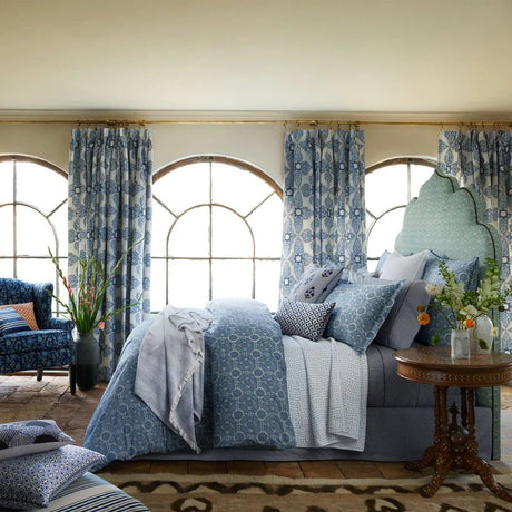 Sahil Indigo Organic Duvet Covers and Shams by John Robshaw at Fig Linens and Home Lifestyle 2