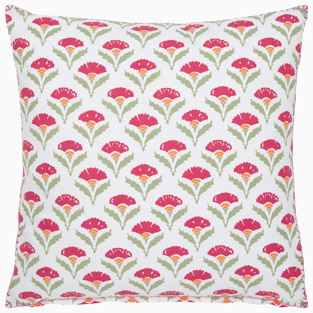 Euro Sham - John Robshaw Sara Azalea Organic Bedding at Fig Linens and Home