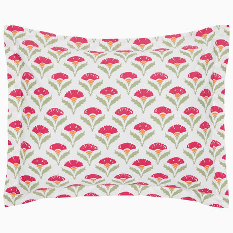 Pillow Sham - John Robshaw Sara Azalea Organic Bedding at Fig Linens and Home