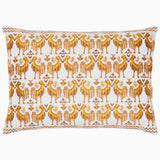 Usha Marigold Pillow by John Robshaw at Fig Linens and Home - 1
