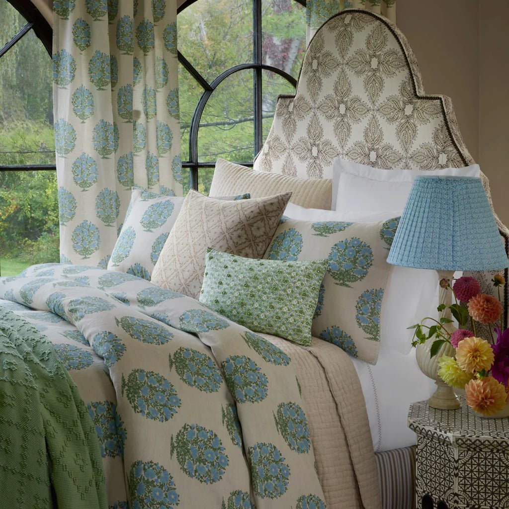 Vani Leaf Duvet Set | John Robshaw Bedding at Fig Linens and Home 3