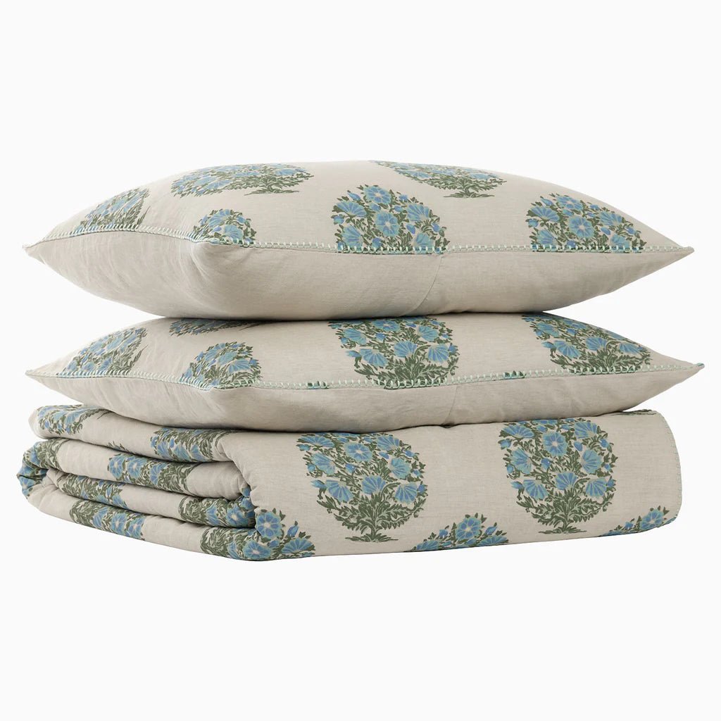 Vani Leaf Duvet Set | John Robshaw Bedding at Fig Linens and Home 2