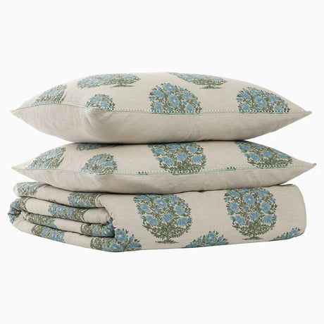 Vani Leaf Duvet Set | John Robshaw Bedding at Fig Linens and Home 2