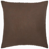 Euro Sham Back - John Robshaw Velvet Coffee Brown Quilted Bedding at Fig Linens and Home
