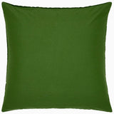 Euro Sham Reverse - John Robshaw Velvet Moss Quilted Green Bedding at Fig Linens and Home