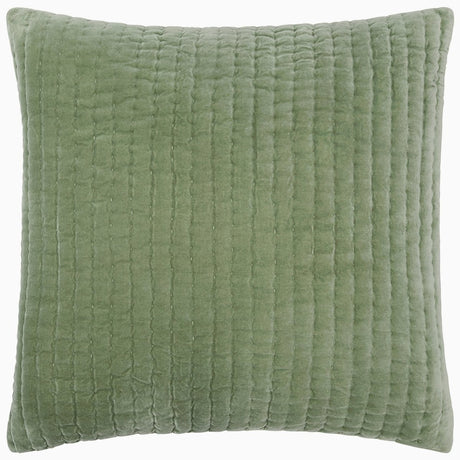 Velvet Sage Sham by John Robshaw at Fig Linens and Home - 3