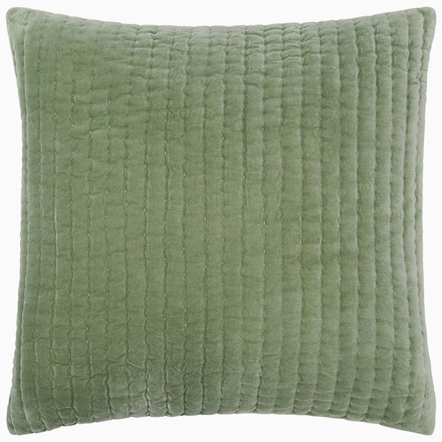 Velvet Sage Sham by John Robshaw at Fig Linens and Home - 3
