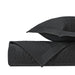 KASHMIR Quilted Coverlet in Black by Home Treasures at Fig Linens and Home