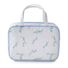 Floral Cosmetic Case by Kassatex in Cornflower Blue at Fig Linens and Home 1