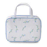 Floral Cosmetic Case by Kassatex in Cornflower Blue at Fig Linens and Home 1