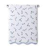 Floral Scallop Towel by Kassatex in Cornflower Blue at Fig Linens and Home 2