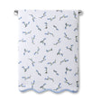 Floral Scallop Towel by Kassatex in Cornflower Blue at Fig Linens and Home 2