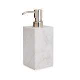 Lotion or Soap Dispenser - Marmol Bath Accessories by Kassatex in White at Fig Linens and Home