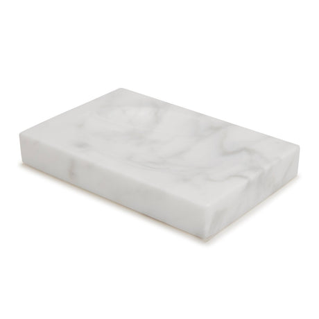 Soap Dish - Marmol Bath Accessories by Kassatex in White at Fig Linens and Home
