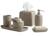 Montecito Putty Bath Accessories by Kassatex | Fig Linens and Home
