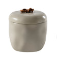 Cotton Jar - Montecito Putty Bath Accessories by Kassatex | Fig Linens and Home