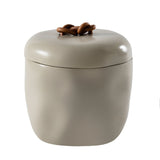 Cotton Jar - Montecito Putty Bath Accessories by Kassatex | Fig Linens and Home
